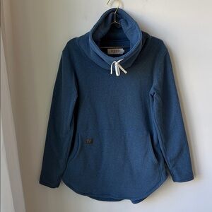 NWT Deso Tallac Small Batch Fleece Pullover in Big Sky Funnel Neck Size XL